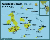 Galapagos Islands  - Provincia Ecuador Mapas Maps Landkarten Mapa Map Landkarte
