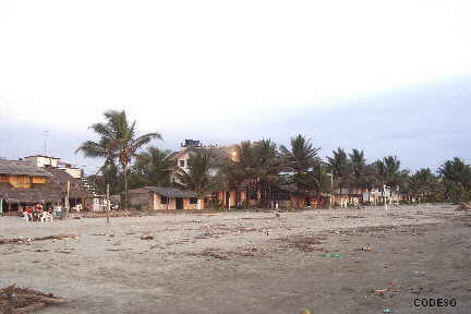La playa de Muisne      Provincia de Esmeraldas