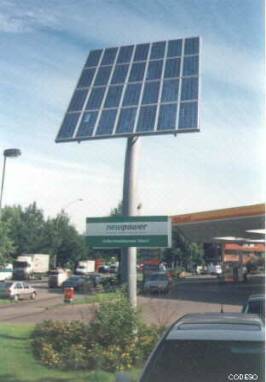 Electrolina para vehicilos electricos con energia solar en Alemania